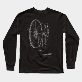 Obstetrics and Midwife Education Vintage Patent Drawing Long Sleeve T-Shirt